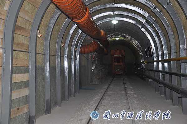 仿真矿井二期实训基地通过验收并投入教学使用