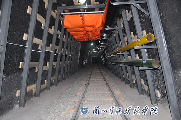 仿真矿井二期实训基地通过验收并投入教学使用